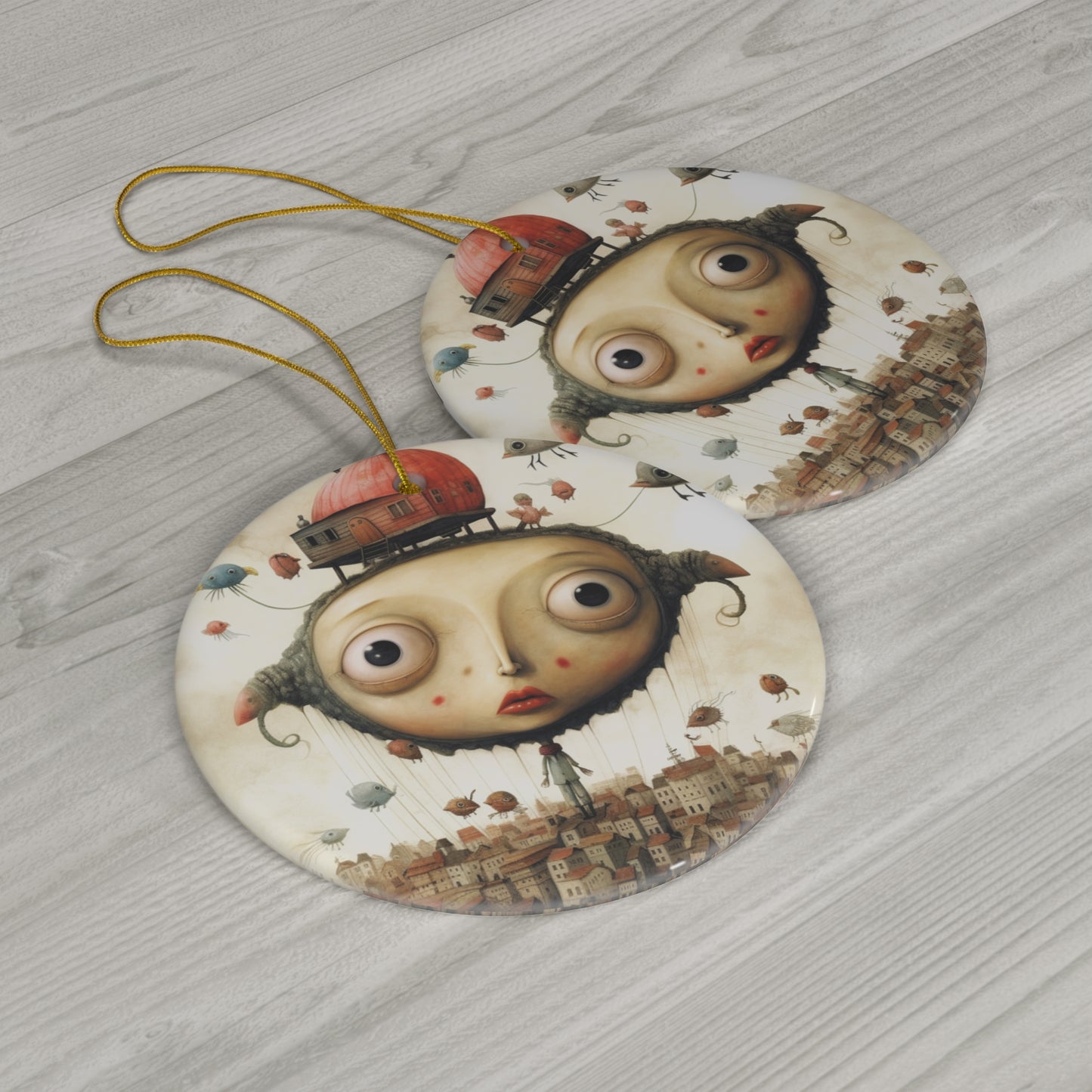 Ceramic Ornament, 1-Pack